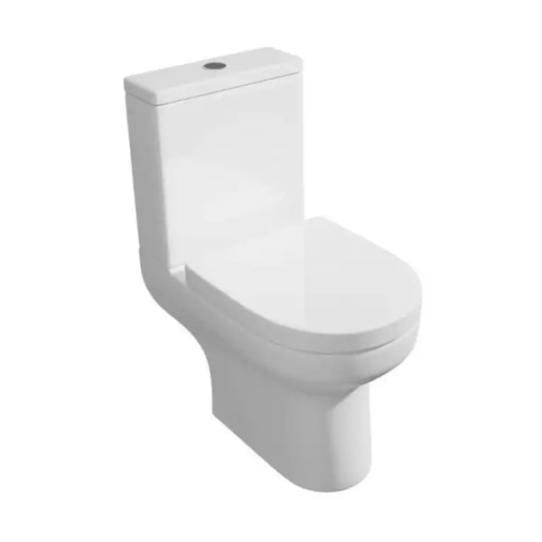 Kartell Bijoux Close Coupled WC Pan, C/C Cistern and Premium Soft Close Seat, White