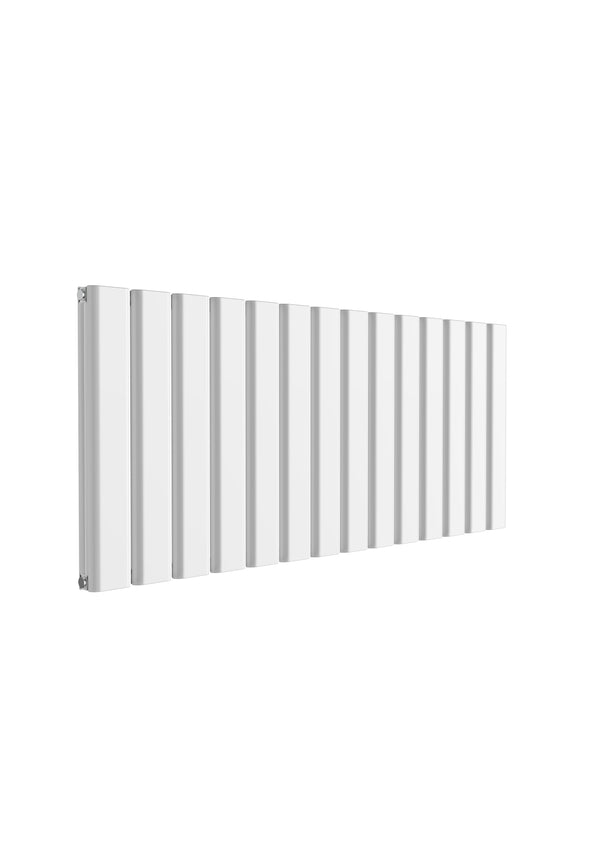 Reina Vicari White Single/Double Horizontal Aluminium Radiator