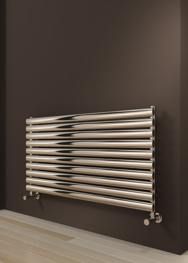 Reina Artena Stainless Steel Polished Single/Double Horizontal Designer Radiators