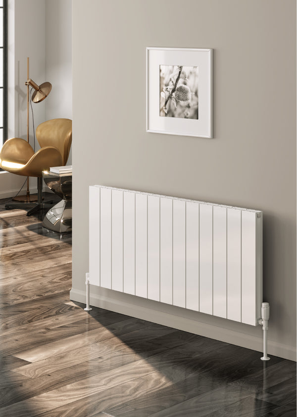 Reina Casina White Single/Double Horizontal Aluminium Radiators