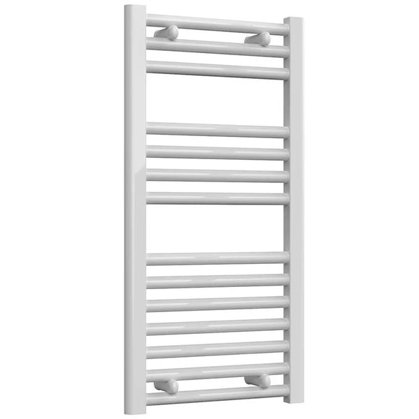 Reina Diva Steel Flat/Straight White Heated Towel Rail Radiator