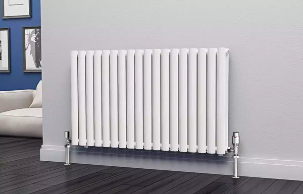 Eastgate Eclipse Steel White Single/Double Panel Horizontal Designer Radiators - Central Heating