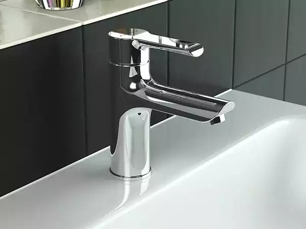 Methven Kea Brass Mono Basin Mixer Tap, Chrome