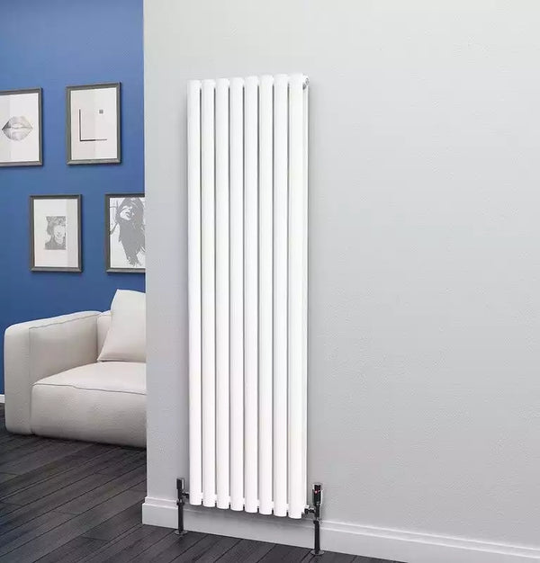 Eastgate Eclipse Steel White Single/Double Panel Vertical Designer Radiators - Central Heating