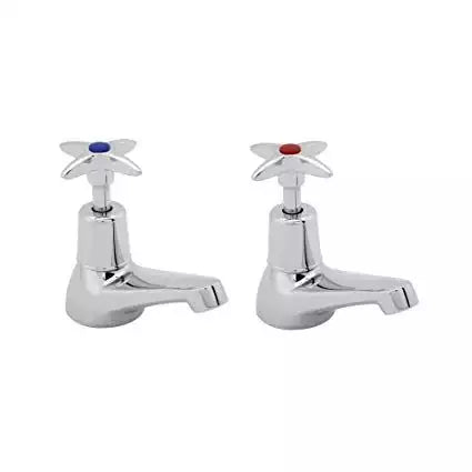 Methven Deva Cross Handle Basin Taps (Pair)