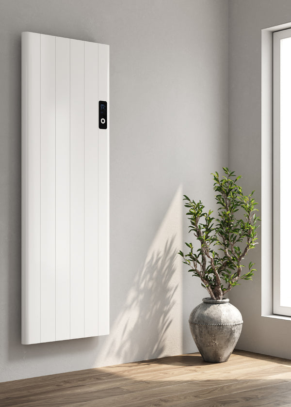 Reina Maia White Electric Vertical Designer Radiator