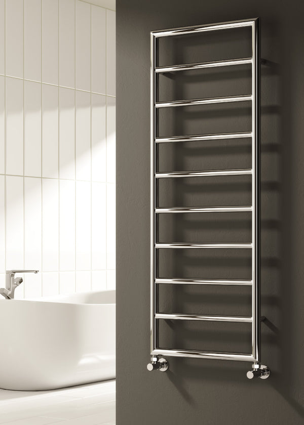 Reina Nardo Steel Chrome Designer Towel Rail Radiator