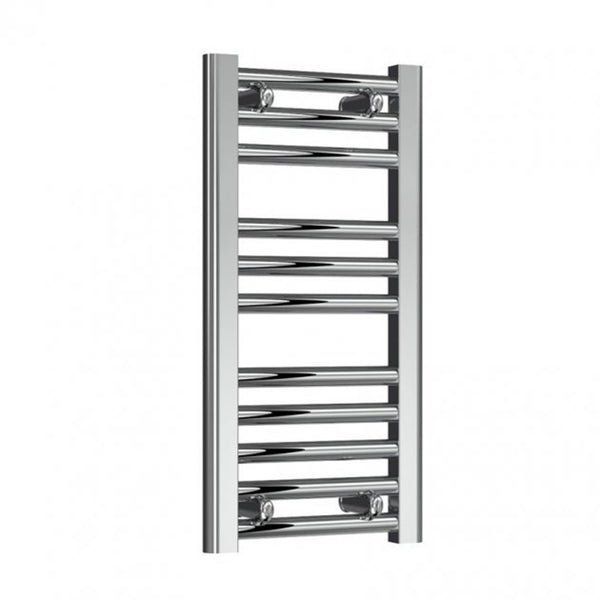 Reina Diva Steel Flat/Straight Chrome Heated Towel Rail Radiator