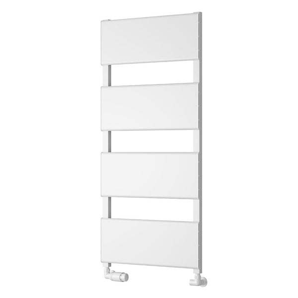 Reina Vivaro White Aluminium Designer Heated Towel Rail Radiator