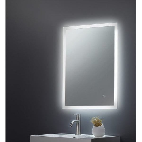 Tailored Noah LED Edge Touch Bathroom Mirror, 800mm H x 600mm W x 45mm D