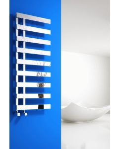 Alt Tag Template: Buy Reina Florina Steel Chrome Designer Heated Towel Rail 800mm H x 500mm W Central Heating by Reina for only £203.11 in 0 to 1500 BTUs Towel Rail at Main Website Store, Main Website. Shop Now