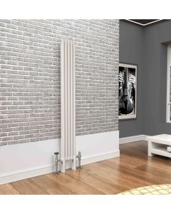 Alt Tag Template: Buy TradeRad Premium White 2 Column Vertical Radiator 1800mm H x 159mm W by TradeRad for only £90.57 in Shop By Brand, Radiators, TradeRad, Column Radiators, TradeRad Radiators, Vertical Column Radiators, TradeRad Premium Vertical Radiators, White Vertical Column Radiators, TradeRad Premium White 2 Column Vertical Radiator at Main Website Store, Main Website. Shop Now