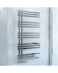 Alt Tag Template: Buy Eastbrook Rizano Polished Stainless Steel Heated Towel Rail 1000mm x 500mm Central Heating by Eastbrook for only £569.66 in Eastbrook Co., 0 to 1500 BTUs Towel Rail at Main Website Store, Main Website. Shop Now