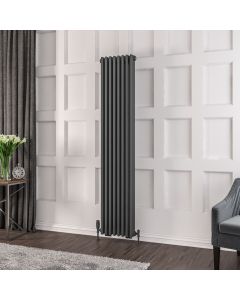 Alt Tag Template: Buy Eastbrook Rivassa Matt Anthracite 3 Column Vertical Radiator 1800mm H x 383mm W Central Heating by Eastbrook for only £403.52 in Radiators, Eastbrook Co., Column Radiators, Vertical Column Radiators, 5500 to 6000 BTUs Radiators, Anthracite Column Radiators Vertical at Main Website Store, Main Website. Shop Now
