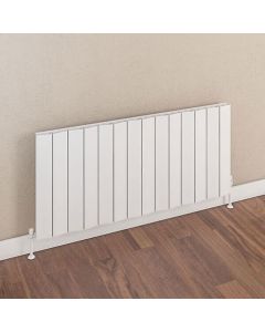 Alt Tag Template: Buy Eastbrook Fairford Horizontal Aluminium Radiator 600mm H x 375mm W Matt White - Dual Fuel Thermostatic by Eastbrook for only £361.12 in Shop By Brand, Radiators, Dual Fuel Radiators, Eastbrook Co., Dual Fuel Thermostatic Radiators, Eastbrook Co. Radiators, Dual Fuel Thermostatic Horizontal Radiators at Main Website Store, Main Website. Shop Now