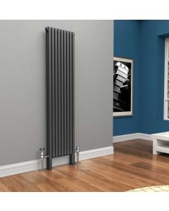 Alt Tag Template: Buy TradeRad Premium Anthracite Vertical Column Radiators by TradeRad for only £198.62 in Radiators, TradeRad, Shop by Range, Column Radiators, TradeRad Radiators, Vertical Column Radiators, Anthracite Column Radiators Vertical at Main Website Store, Main Website. Shop Now