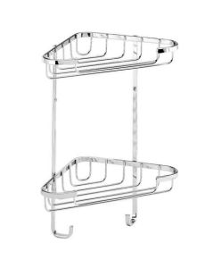 Alt Tag Template: Buy BC Designs Victrion Double Corner Shower Basket by BC Designs for only £75.00 in Accessories, Shop By Brand, Showers, Shower Accessories, BC Designs, Shower Accessories, BC Designs Wastes & Accessories at Main Website Store, Main Website. Shop Now