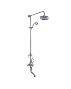 Alt Tag Template: Buy BC Designs Victrion Triple Exposed Shower Valve with Spout Bath Filler and 8″ Shower Head, Chrome by BC Designs for only £606.88 in Shop By Brand, Showers, Shower Heads, Rails & Kits, Shower Valves, BC Designs, BC Designs Showers, Exposed Shower Valves, Shower Heads, Showers Heads, Rail Kits & Accessories at Main Website Store, Main Website. Shop Now