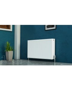 Alt Tag Template: Buy Kartell Kompact Type 22 Double Panel Double Convector Radiator 400mm x 700mm White by Kartell for only £89.95 in Radiators, Panel Radiators, Double Panel Double Convector Radiators Type 22, 3000 to 3500 BTUs Radiators, 400mm High Series at Main Website Store, Main Website. Shop Now