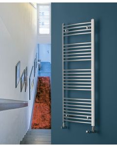 Alt Tag Template: Buy Eucotherm Chromo Curved Ladder Towel Rail by Eucotherm for only £193.50 in Towel Rails, Eucotherm, SALE, Eucotherm Towel Rails at Main Website Store, Main Website. Shop Now
