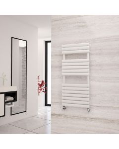 Alt Tag Template: Buy Eastgate Eclipse White Tube Designer Towel Rail by Eastgate for only £136.56 in Huge Savings, SALE, White Designer Heated Towel Rails, Eastgate Heated Towel Rails, Eastgate Eclipse Designer Towel Rail at Main Website Store, Main Website. Shop Now