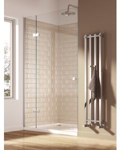 Alt Tag Template: Buy Reina Todi Steel Chrome Designer Heated Towel Rail 800mm x 108mm - Central Heating by Reina for only £158.35 in 0 to 1500 BTUs Towel Rail at Main Website Store, Main Website. Shop Now