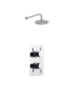 Alt Tag Template: Buy Kartell Plan Thermostatic Concealed Mixer Shower With Fixed Overhead Drencher by Kartell for only £207.50 in Showers, Kartell UK, Showers, Kartell UK Showers, Kartell UK Bathrooms, Mixer Showers, Kartell Valves and Accessories , Concealed Mixer Showers at Main Website Store, Main Website. Shop Now