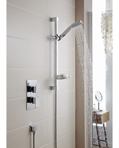 Alt Tag Template: Buy Kartell Element Thermostatic Concealed Mixer Shower With Adjustable Slide Rail Kit And Overhead Drencher by Kartell for only £683.43 in Accessories, Showers, Kartell UK, Showers, Shower Accessories, Kartell UK Showers, Mixer Showers, Concealed Mixer Showers at Main Website Store, Main Website. Shop Now