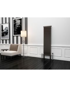 Alt Tag Template: Buy TradeRad Premium Raw Metal Lacquer Vertical 2 Column Radiator 1500mm H x 384mm W by TradeRad for only £278.07 in Shop By Brand, Radiators, TradeRad, Column Radiators, TradeRad Radiators, Vertical Column Radiators, TradeRad Premium Vertical Radiators, Raw Metal Vertical Column Radiators at Main Website Store, Main Website. Shop Now