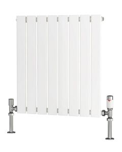 Alt Tag Template: Buy Traderad Flat Tube Steel White Horizontal Designer Radiator 600mm H x 600mm W Single Panel - Electric Only - Thermostatic by TradeRad for only £241.45 in Shop By Brand, Radiators, TradeRad, Electric Radiators, Electric Thermostatic Radiators, TradeRad Radiators, Traderad Flat Tube Radiators, Electric Thermostatic Horizontal Radiators at Main Website Store, Main Website. Shop Now