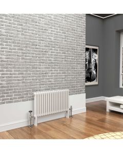 Alt Tag Template: Buy TradeRad Premium White 2 Column Horizontal Radiator 500mm H x 834mm W by TradeRad for only £265.20 in Autumn Sale, January Sale, Radiators, Column Radiators, Horizontal Column Radiators, White Horizontal Column Radiators at Main Website Store, Main Website. Shop Now