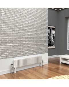 Alt Tag Template: Buy TradeRad Premium White 3 Column Horizontal Radiator 300mm H x 1194mm W by TradeRad for only £410.59 in Autumn Sale, January Sale, Radiators, Column Radiators, Horizontal Column Radiators, White Horizontal Column Radiators at Main Website Store, Main Website. Shop Now