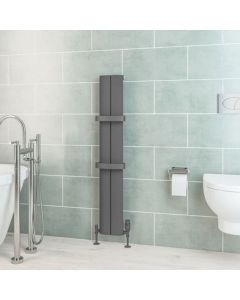 Alt Tag Template: Buy Eastbrook Berlini Aluminium Matt Anthracite Vertical Designer Radiator 1800mm H x 185mm W Central Heating by Eastbrook for only £245.25 in Aluminium Radiators, Eastbrook Co., 1500 to 2000 BTUs Radiators at Main Website Store, Main Website. Shop Now