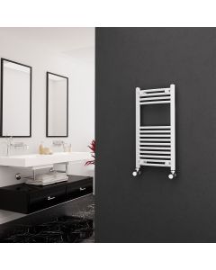 Alt Tag Template: Buy Eastgate 22mm Steel Curved White Heated Towel Rail by Eastgate for only £60.38 in SALE, White Designer Heated Towel Rails, Eastgate Heated Towel Rails, Eastgate White Towel Rails, Curved White Heated Towel Rails at Main Website Store, Main Website. Shop Now