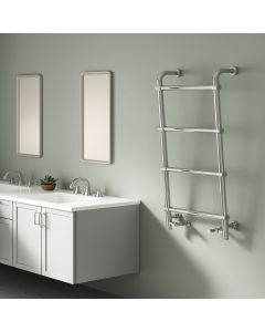 Alt Tag Template: Buy Reina Eltham Steel Chrome Heated Designer Towel Rail by Reina for only £367.54 in clearance-last-chance-grab, Towel Rails, Reina, Heated Towel Rails Ladder Style, Chrome Ladder Heated Towel Rails, Reina Heated Towel Rails at Main Website Store, Main Website. Shop Now