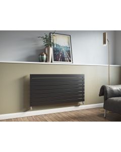 Alt Tag Template: Buy Eucotherm Mars Single Flat Panel Horizontal Designer Radiator Anthracite 445mm H x 1200mm W by Eucotherm for only £238.50 in Shop By Brand, Radiators, Eucotherm, Eucotherm Radiators, Horizontal Designer Radiators, Anthracite Horizontal Designer Radiators at Main Website Store, Main Website. Shop Now