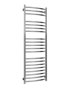 Alt Tag Template: Buy Reina Eos Polished Curved Stainless Steel Heated Towel Rail 1500mm H x 500mm W Electric Only - Standard by Reina for only £404.80 in Electric Standard Ladder Towel Rails, Curved Stainless Steel Heated Towel Rails, Curved Stainless Steel Electric Heated Towel Rails at Main Website Store, Main Website. Shop Now