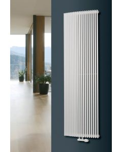 Alt Tag Template: Buy MaxtherM Alton Curved Steel White Vertical Designer Radiator by MaxtherM for only £454.48 in View All Radiators, SALE, MaxtherM, Maxtherm Designer Radiators, White Vertical Designer Radiators at Main Website Store, Main Website. Shop Now
