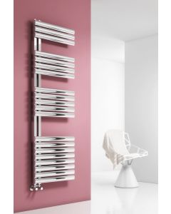 Alt Tag Template: Buy Reina Scalo Brushed Stainless Steel Designer Heated Towel Rail 1120mm x 500mm Central Heating by Reina for only £465.00 in 1500 to 2000 BTUs Towel Rails at Main Website Store, Main Website. Shop Now