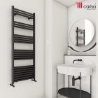 Alt Tag Template: Buy Carisa Lara Aluminium Designer Heated Towel Rail 1400mm x 500mm Textured Black Central Heating by Carisa for only £324.00 in Towel Rails, Carisa Designer Radiators, Designer Heated Towel Rails, Heated Towel Rails Ladder Style, Aluminium Designer Heated Towel Rails, Carisa Towel Rails, Black Ladder Heated Towel Rails, Black Straight Heated Towel Rails at Main Website Store, Main Website. Shop Now