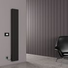 Alt Tag Template: Buy Carisa BOREAS N Textured Black Aluminium Vertical Designer Radiator 1800mm H x 276mm W, Central Heating by Carisa for only £515.61 in Aluminium Radiators, View All Radiators, Carisa Designer Radiators, Carisa Radiators, Vertical Designer Radiators, Aluminium Vertical Designer Radiator at Main Website Store, Main Website. Shop Now