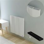 Alt Tag Template: Buy Carisa NOTUS V Textured White Aluminium Electric Radiator 600mm H x 600mm W, Electric Only - Standard by Carisa for only £693.25 in at Main Website Store, Main Website. Shop Now