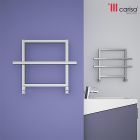 Alt Tag Template: Buy Carisa AJAX-II Textured White Aluminium Designer Heated Towel Rail 450mm H x 600mm W, Central Heating by Carisa for only £197.88 in Shop By Brand, Towel Rails, Carisa Designer Radiators, Designer Heated Towel Rails, Aluminium Designer Heated Towel Rails, Carisa Towel Rails at Main Website Store, Main Website. Shop Now