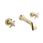 Alt Tag Template: Buy BC Designs Brass Victrion Crosshead 3 Hole Wall Mount Bath Filler Tap, Gold Finish by BC Designs for only £363.75 in Shop By Brand, Taps & Wastes, BC Designs, Bath Taps, Bath Mixer/Fillers, Wall Mounted Bath Taps, BC Designs Wastes & Accessories, Bath Mixer, BC Designs Taps, Fillers at Main Website Store, Main Website. Shop Now