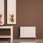Alt Tag Template: Buy Carisa Nemo Aluminium Horizontal Designer Radiator 600mm H x 850mm W Double Panel - Textured White by Carisa for only £370.96 in Radiators, Aluminium Radiators, View All Radiators, Carisa Designer Radiators, Designer Radiators, Carisa Radiators, Horizontal Designer Radiators, 4000 to 4500 BTUs Radiators, White Horizontal Designer Radiators at Main Website Store, Main Website. Shop Now