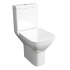 Alt Tag Template: Buy Kartell Project Square Flush Fitting Close Coupled Toilet With Soft Close Seat by Kartell for only £276.00 in Suites, Toilets, Close Coupled Toilets at Main Website Store, Main Website. Shop Now