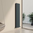 Alt Tag Template: Buy Carisa CHAMBORD DOUBLE Textured Anthracite Aluminium Vertical Designer Radiator 600mm H x 495mm W, Central Heating by Carisa for only £241.08 in Aluminium Radiators, View All Radiators, Carisa Designer Radiators, Designer Radiators, Carisa Radiators, Vertical Designer Radiators, Aluminium Vertical Designer Radiator at Main Website Store, Main Website. Shop Now
