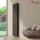 Alt Tag Template: Buy Carisa MOSCOW D Textured Anthracite Aluminium Vertical Designer Radiator 1800mm H x 470mm W, Central Heating by Carisa for only £457.47 in Aluminium Radiators, View All Radiators, Carisa Designer Radiators, Designer Radiators, Carisa Radiators, Vertical Designer Radiators, Aluminium Vertical Designer Radiator at Main Website Store, Main Website. Shop Now