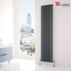 Alt Tag Template: Buy Carisa DUNE Textured Anthracite Aluminium Vertical Designer Radiator 1800mm H x 280mm W, Central Heating by Carisa for only £268.95 in Aluminium Radiators, View All Radiators, Carisa Designer Radiators, Designer Radiators, Carisa Radiators, Vertical Designer Radiators, Aluminium Vertical Designer Radiator at Main Website Store, Main Website. Shop Now