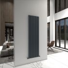 Alt Tag Template: Buy Carisa ANGERS Textured Anthracite Aluminium Vertical Designer Radiator 1800mm H x 495mm W, Central Heating by Carisa for only £275.92 in Aluminium Radiators, View All Radiators, Carisa Designer Radiators, Carisa Radiators, Vertical Designer Radiators, Aluminium Vertical Designer Radiator at Main Website Store, Main Website. Shop Now